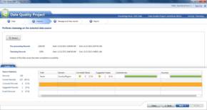 Figure 7. Data Quality Services shows the results of the data-cleansing process.